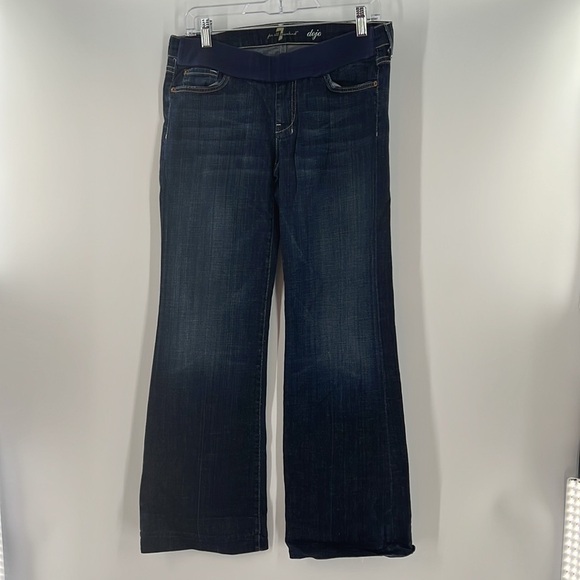 7 FOR ALL MANKIND ELASTIC WAIST BAND DOJO SIZE 30 - Picture 1 of 7